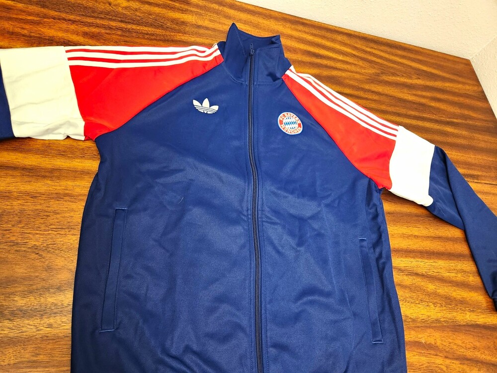 adidas FCB LFTT FC Bayern München Colorblock Full Zip Track Jacket S